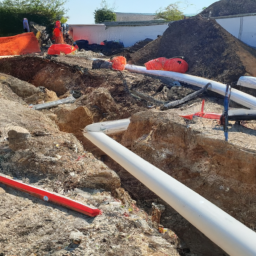 Raccordements conformes pour mini station d'épuration La Croix-Hellean